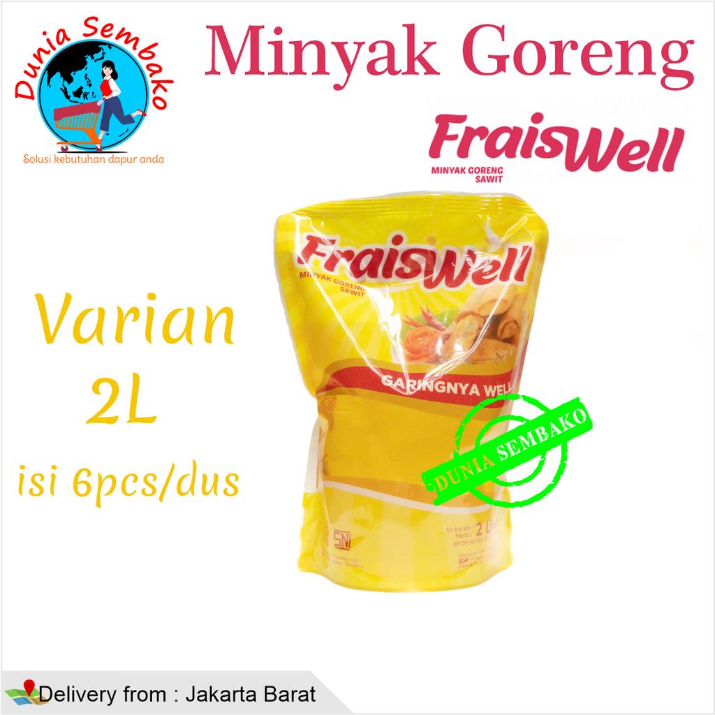 

Minyak Goreng Fraiswell 2 liter kemasan