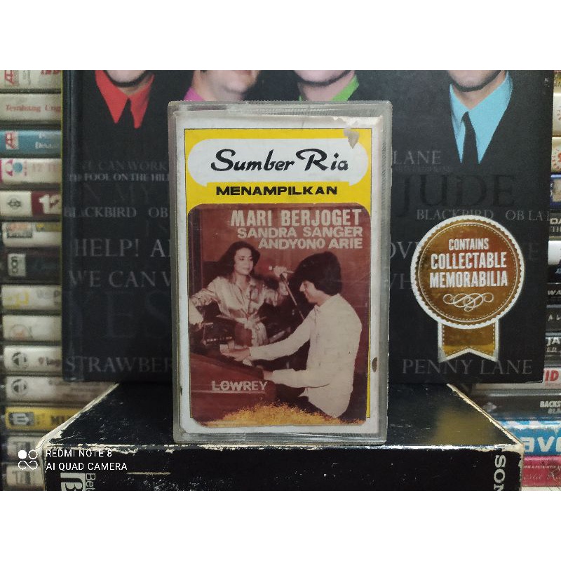 Kaset Pita : MARI BERJOGET - SANDRA SANGER - ANDYONO A - LOWREY.