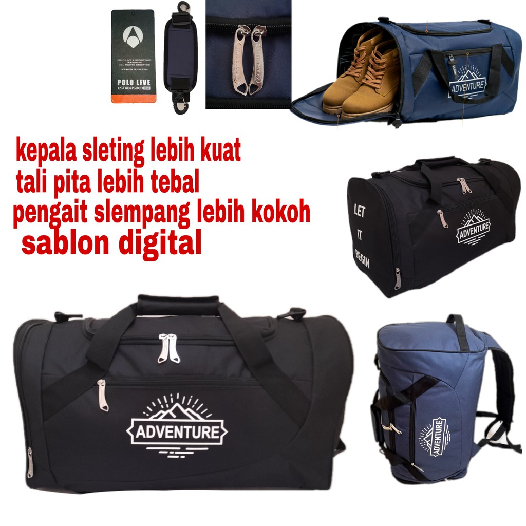 TAS PAKAIAN RANSEL TAS PAKAIAN OLAHRAGA TAS OLAHRAGA TAS MUDIK TAS MULTIFUNGSI