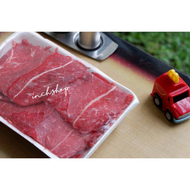 

SLICE BEEF DAGING SAPI FROZEN MEAT HALAL TANPA LEMAK teriyaki yakiniku ala hokabento grill BBQ BOGOR