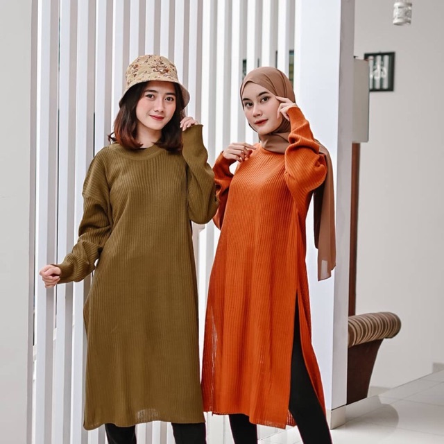 PREMIUM DRESS RAJUT KARENINA TUNIK | TUNIK RAJUT