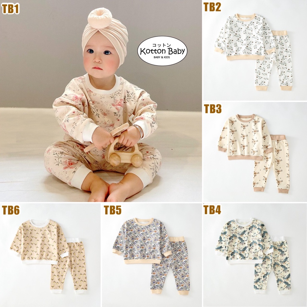 6-36bln PIYAMA ANAK SET BAJU TIDUR BAYI PAKAIAN PEREMPUAN TGLE TB Catalog