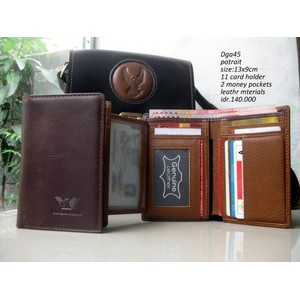 Dompet Kulit Asli Armani AM02, Dompet Pria Kulit Asli