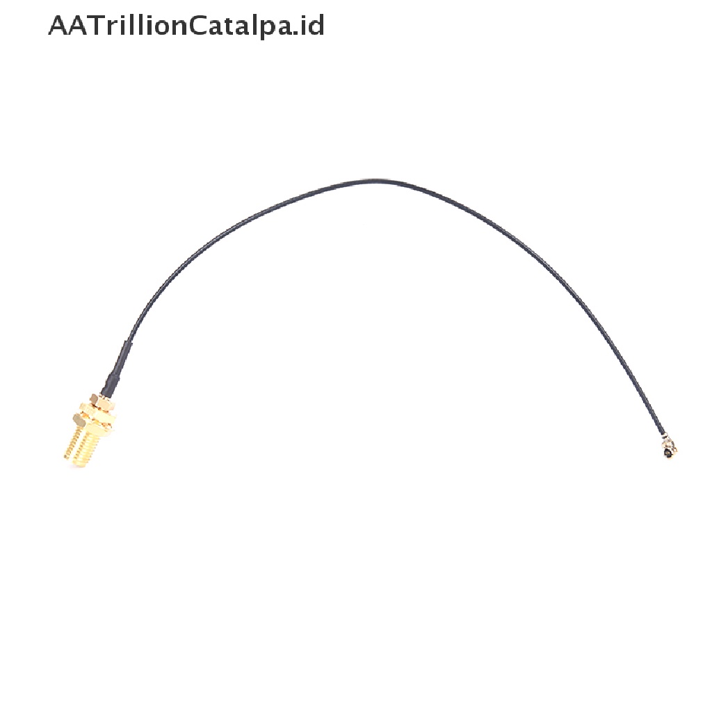 Aatrillioncatalpa 5pcs Kabel Konektor Antena WiFi IPX Ke RP-SMA Female UFL Ke RP SMA