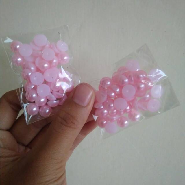 MT03C MUTIARA BELAH WARNA BAHAN MAHAR SOUVENIR KERAJINAN TANGAN DIY