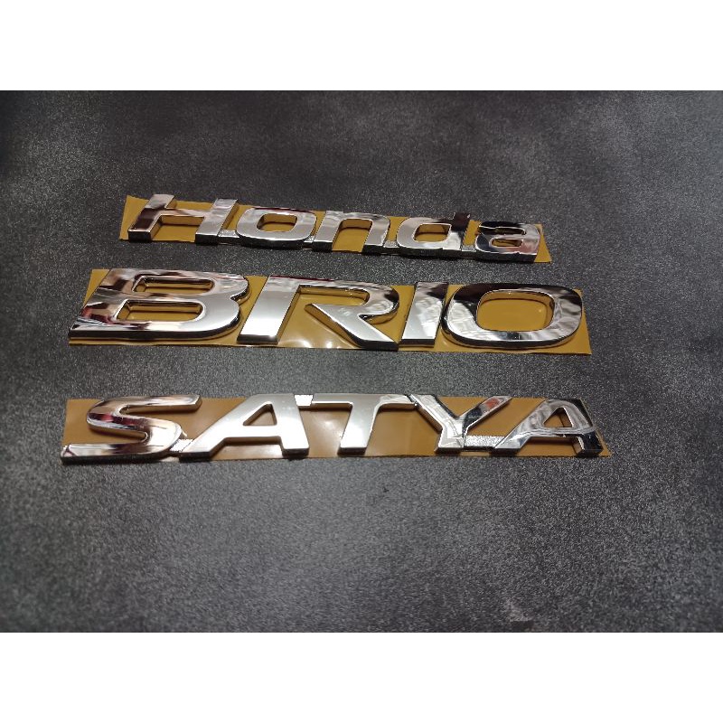 emblem honda brio satya