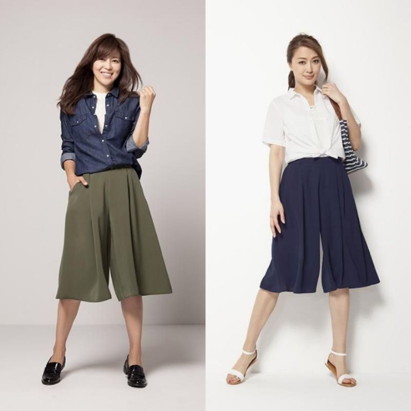 GU BY UNIQLO Gaucho Pants