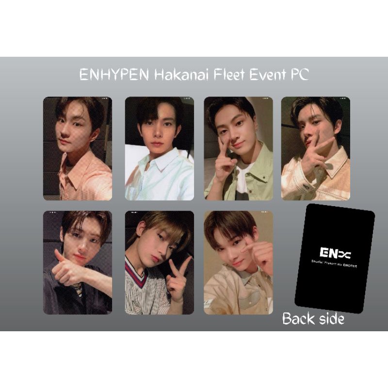 ENHYPEN Hakanai Fleet Event Photocard / Pc (unofficial)