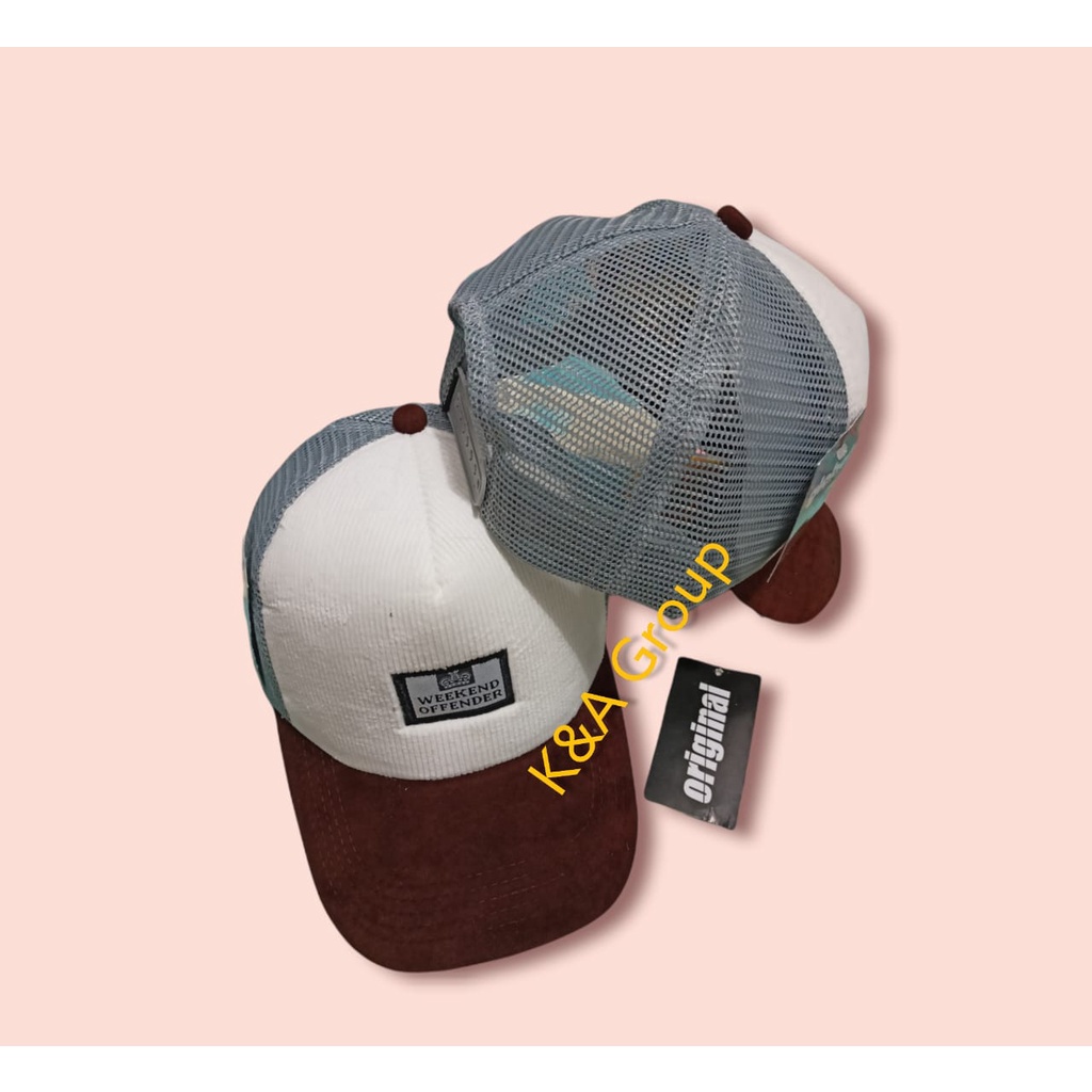 TOPI TRUCKER JARING DISTRO WEEKEND OFFENDER PREMIUM