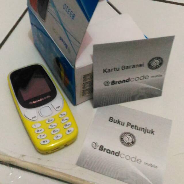 Brandcode B3310 mirip hape Jadul