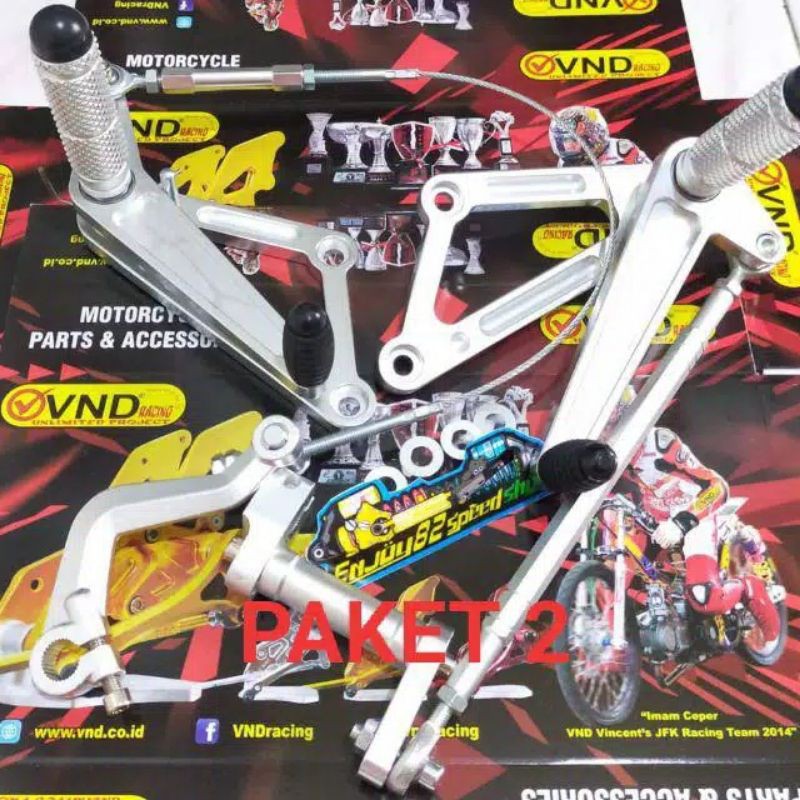 Paket Underbone Drag Vnd Model Dkt Non Disc / Tromol Ninja R dan RR