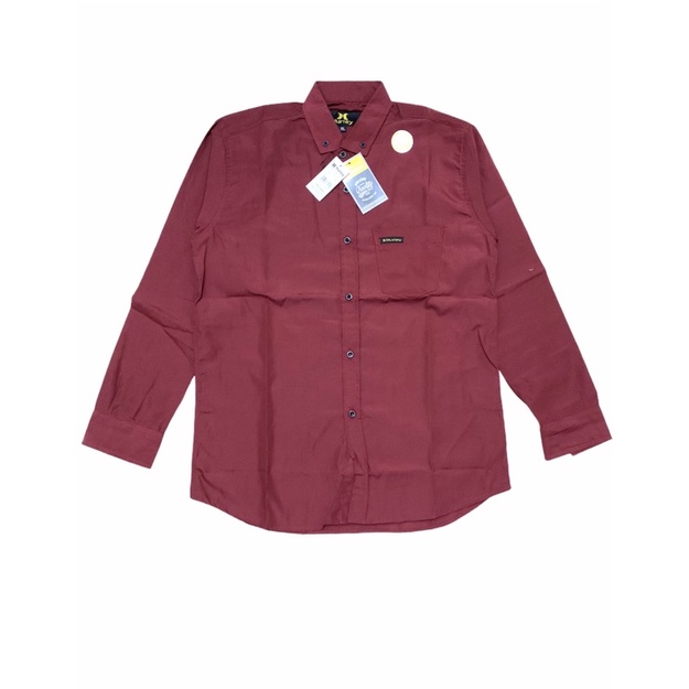 MURAH HARGA PROMO/Baju Kemeja Panjang Pria Polos/Kemeja Polos Warna Hitam-Biru-Merah/If.store80