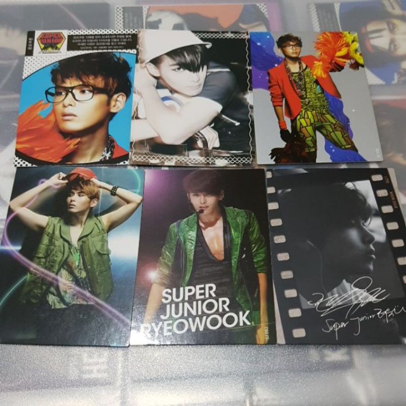 Super Junior Star Card PC Ryeowook