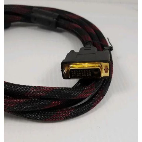 Kabel dvi 24+1 nyk 1.5 meter male-male full hd 1080p digital for pc monitor - Dvi-d 24-1 m-m 1.5m cable