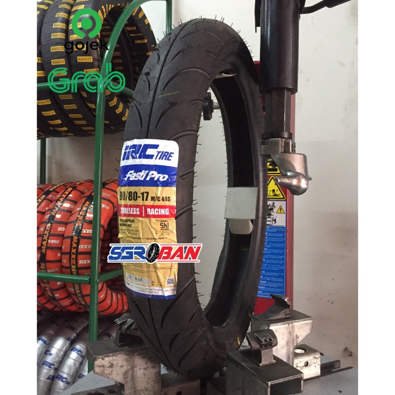 BAN IRC FASTIPRO 90/80-17 TUBELESS SOFT COMPOUND SONIC FU MX