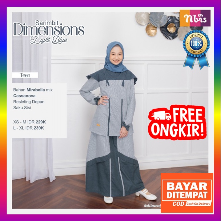 Nibras Teen Terbaru 2022 Gamis Setelan Rok Nibras Remaja Ori Original Promo Setelan Anak Remaja Tang
