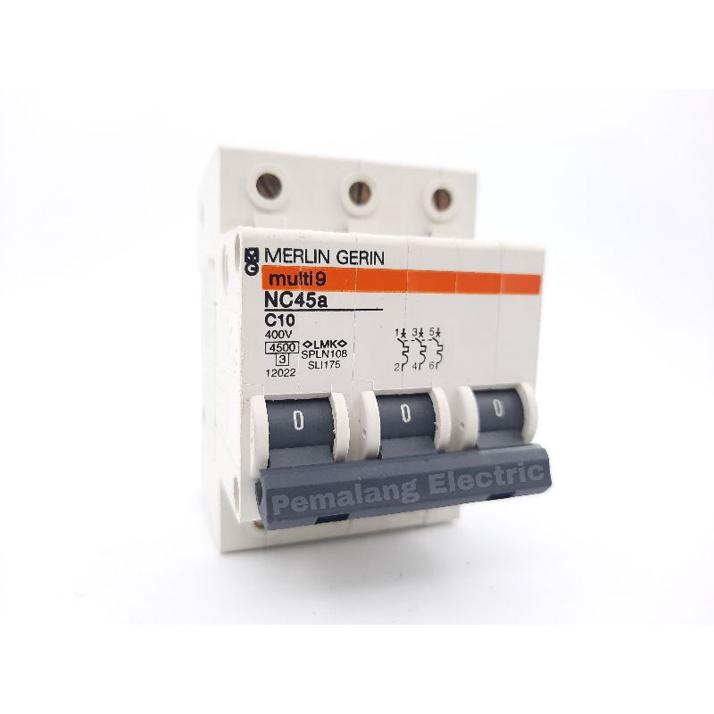 Mcb 3phase 10A, 20A, 25A merlin gerin