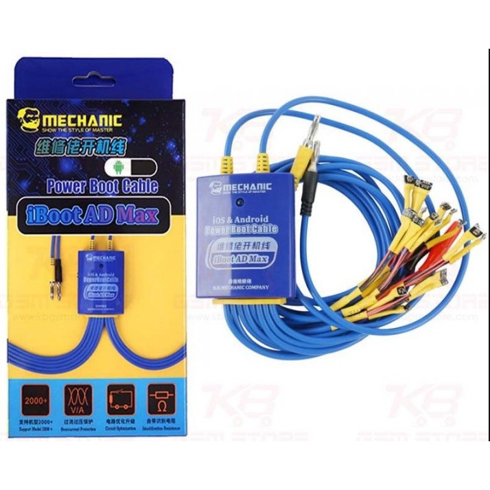 Mechanic iBoot AD MAX Kabel Power Android Iphone Boot Untuk Repair