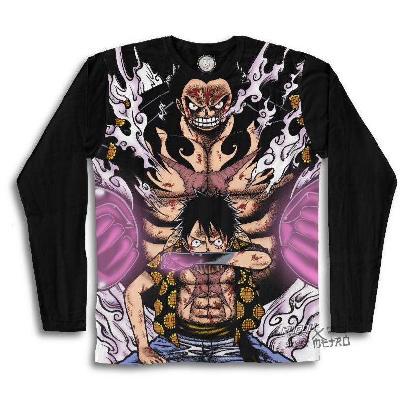 Longsleeve Luffy Dressrosa Anime Manga One Piece