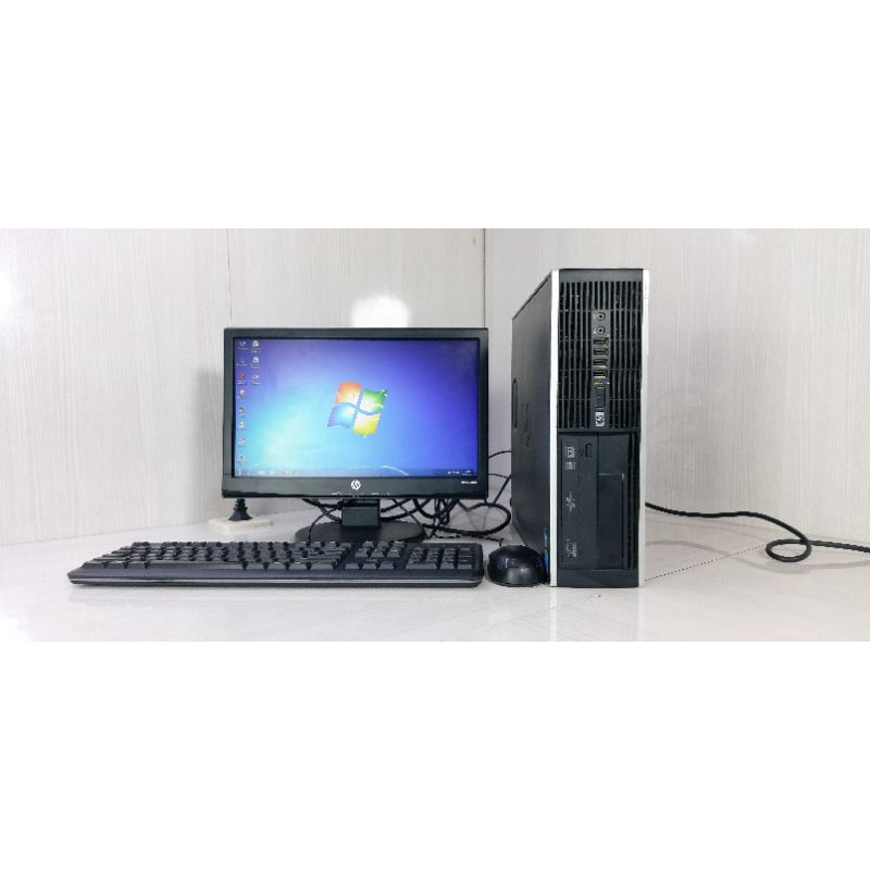 Paketan Pc Hp Compaq 8000 Sff Core 2Duo Ram 2GB Ddr3 Hdd 160Gb