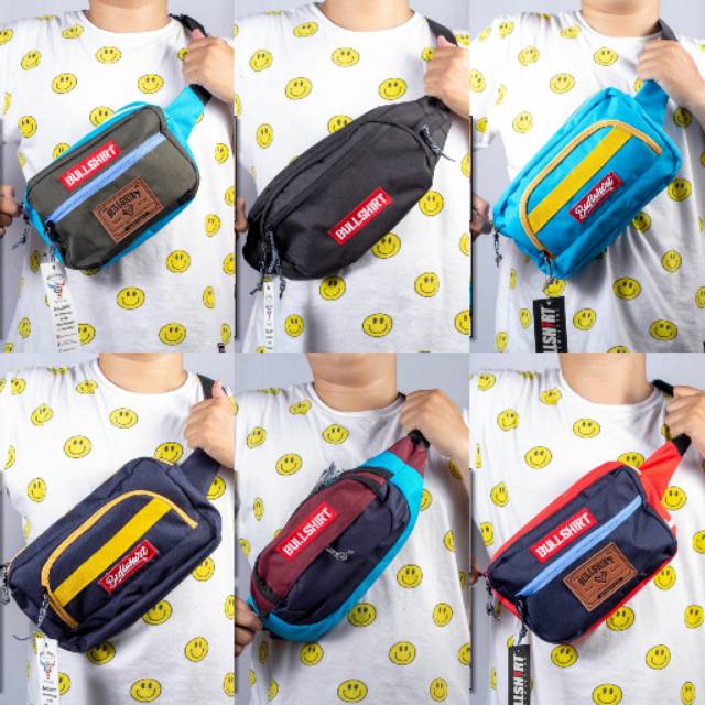 Waistbag tas selempang distro bullshirt