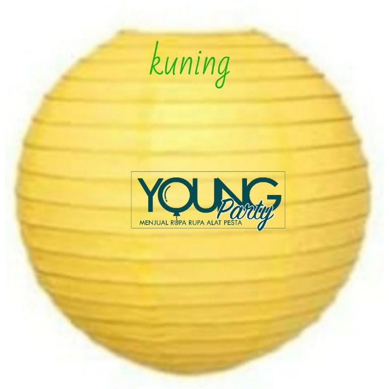 

Lampion kertas gantung/Lampion kertas polos warna kuning