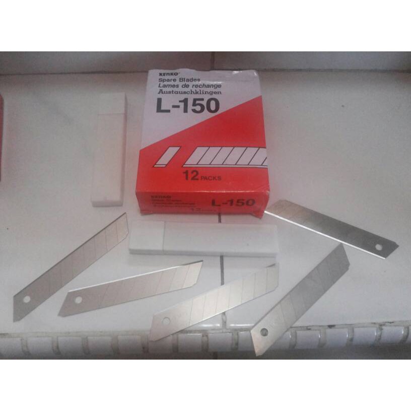 

Terlaris Isi Cutter Besar Kenko L-150 Refill Spare Blade L150 Murah Grosir