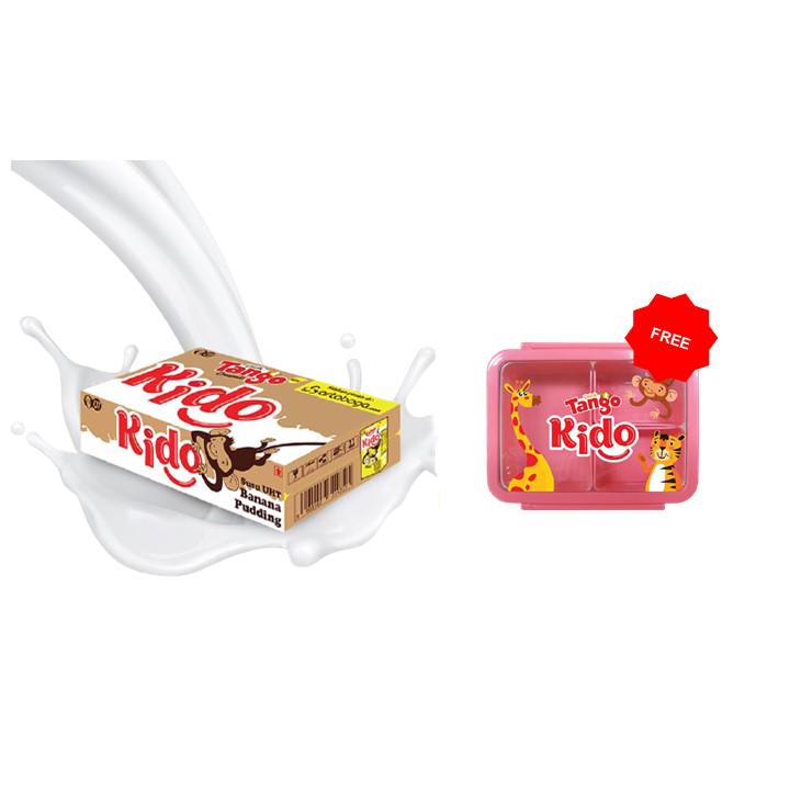 

Susu Tango Kido Banana Pudding 115 Ml X 40 Pcs (1 Karton) Free Kido Lunch Box