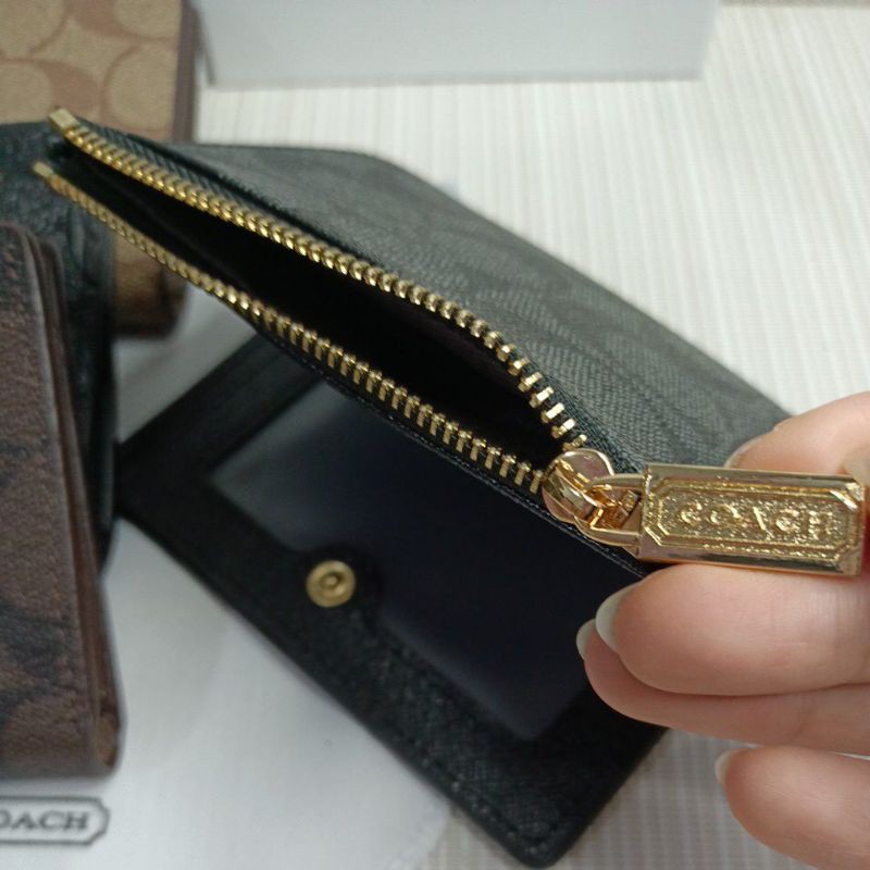 Dompet wanita C signature mini with box + dustbag (L2zipper)