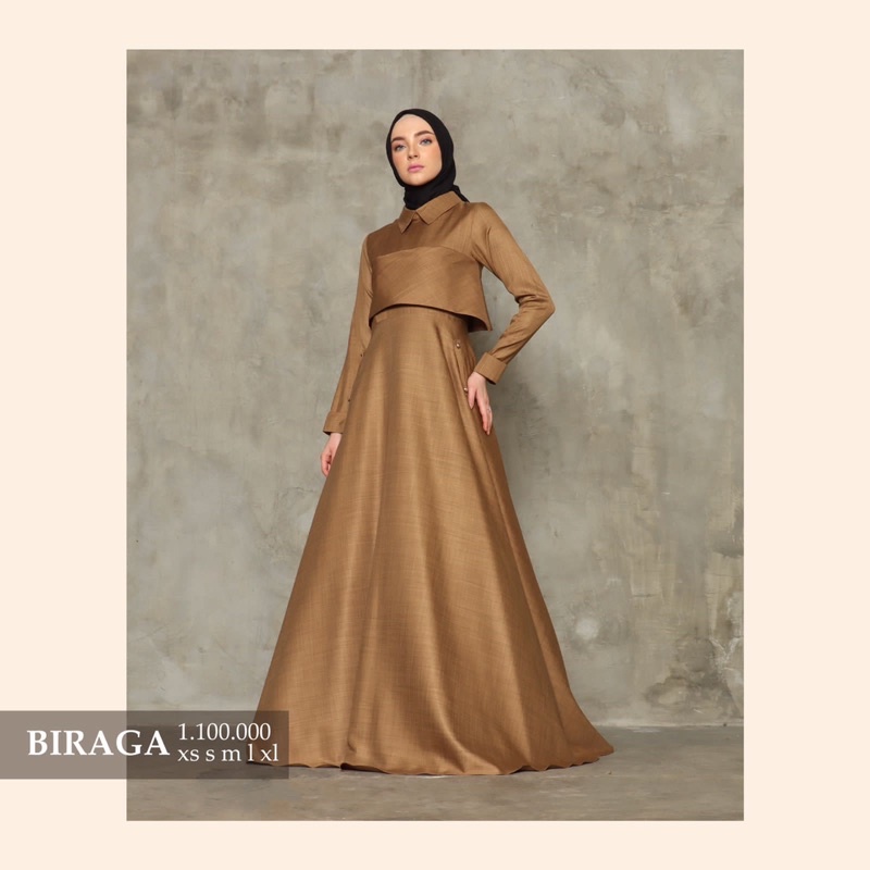 Lva Daily - Biraga Dress , Dress Elegant , Gamis Modern