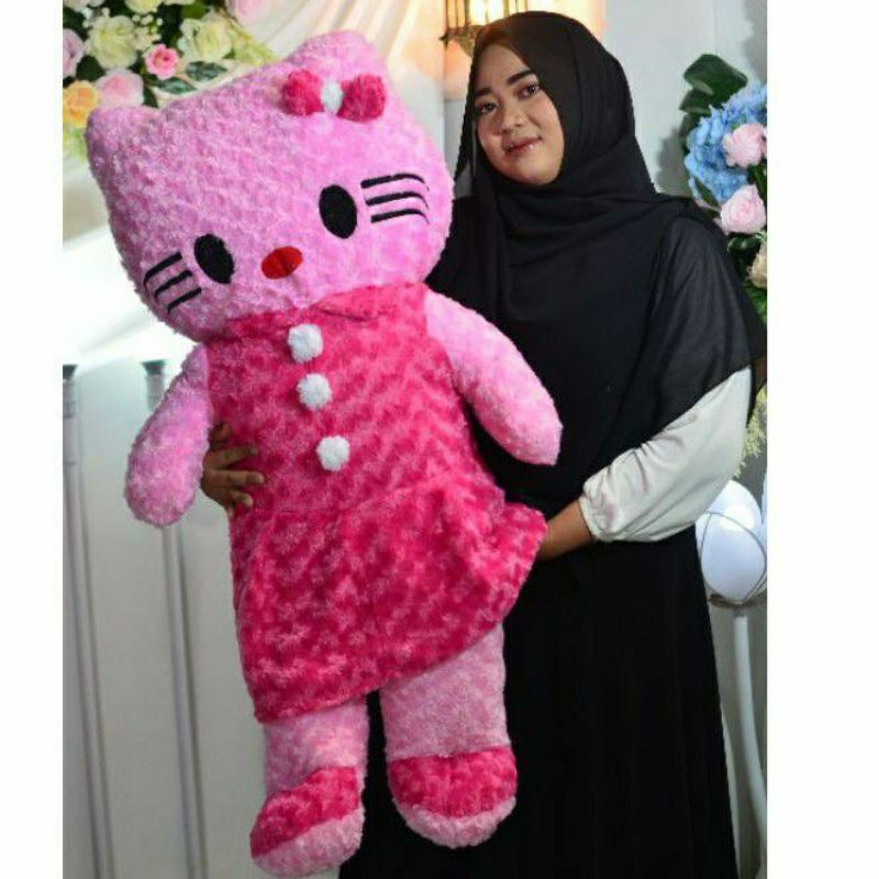 Boneka hello kitty pink bantal hello kitty jumbo