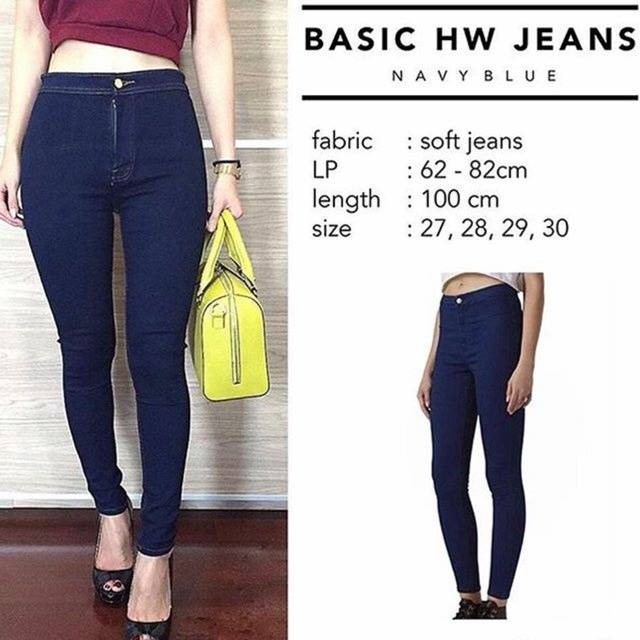 AFI - MC - Celana HW Jeans / Highwaist Jeans Wanita (Bahan Good Quality) ®