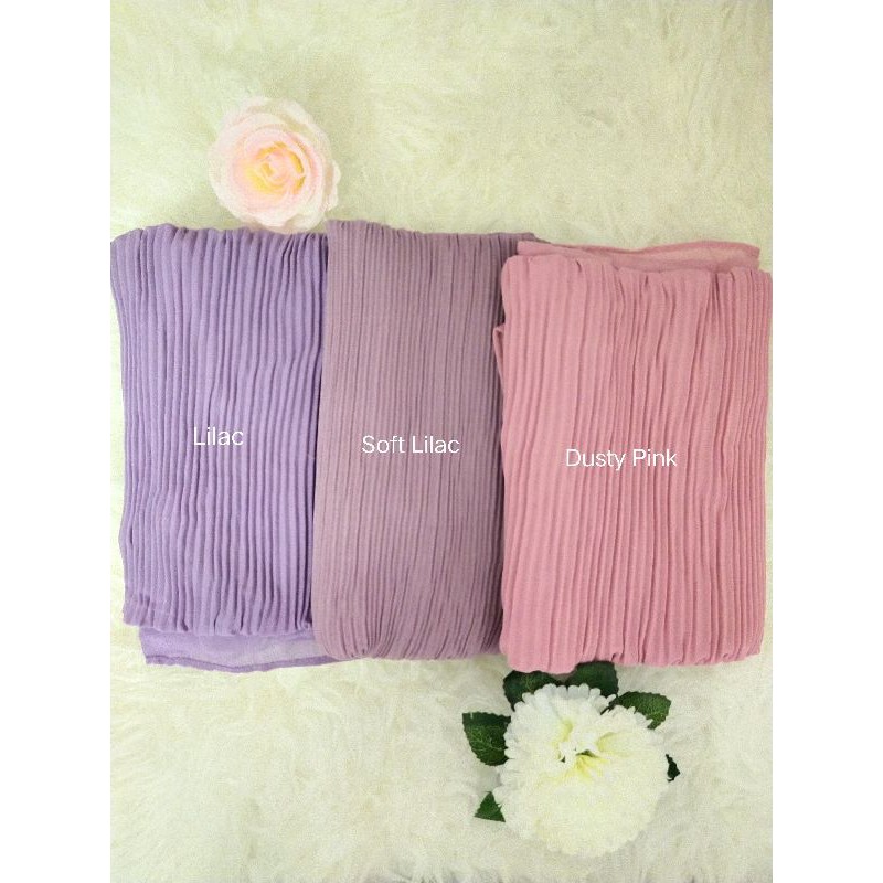 Pashmina Plisket Ceruty Babydoll 180x75cm / Pashmina plisket lidi ceruty-1