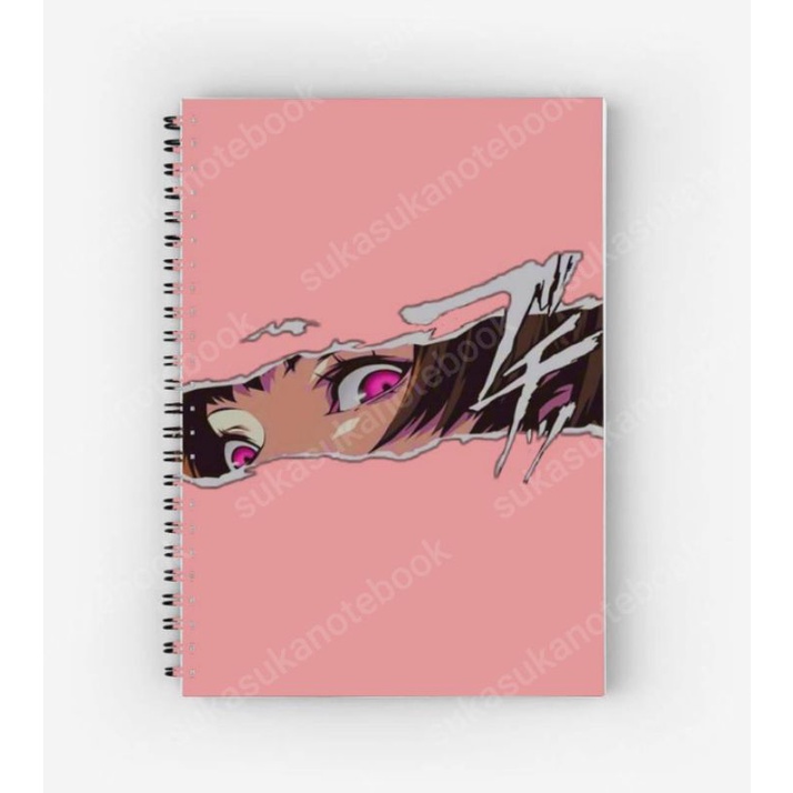 

Notebook dan buku catatan custom softcover 100 halaman ukuran A5 design gambar Nijima Makoto