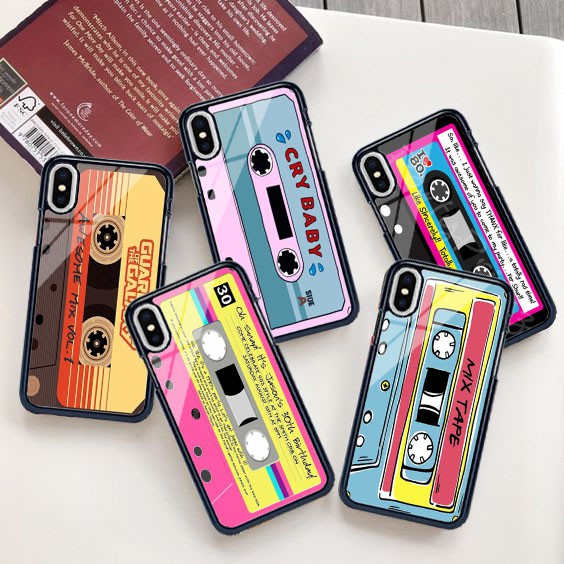 [P111] Phone Case Glossy 2D Kaset For Oppo/Vivo/Xiaomi/Realme/Samsung/Iphone