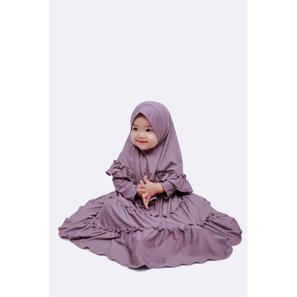 CruCil Factory Baju Gamis Susun Rample (0m-2y)