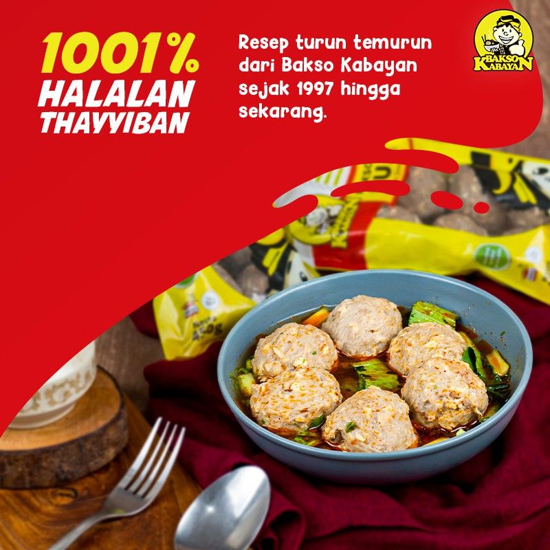 

BAKSO BASO URAT SAPI HOMEMADE INSTAN FROZEN KABAYAN