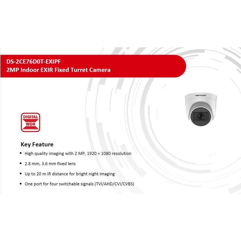 Paket CCTV HIKVISION 8 Channel Kamera 8CH Full HD 2MP LENGKAP +Kabel +HDD Harddisk