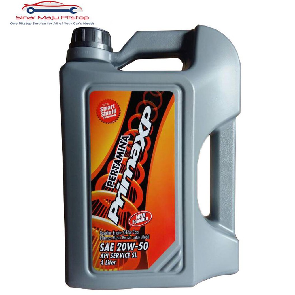 Promo Pertamina Prima Xp 20W-50 Oli Mobil Bensin 4 Liter Original