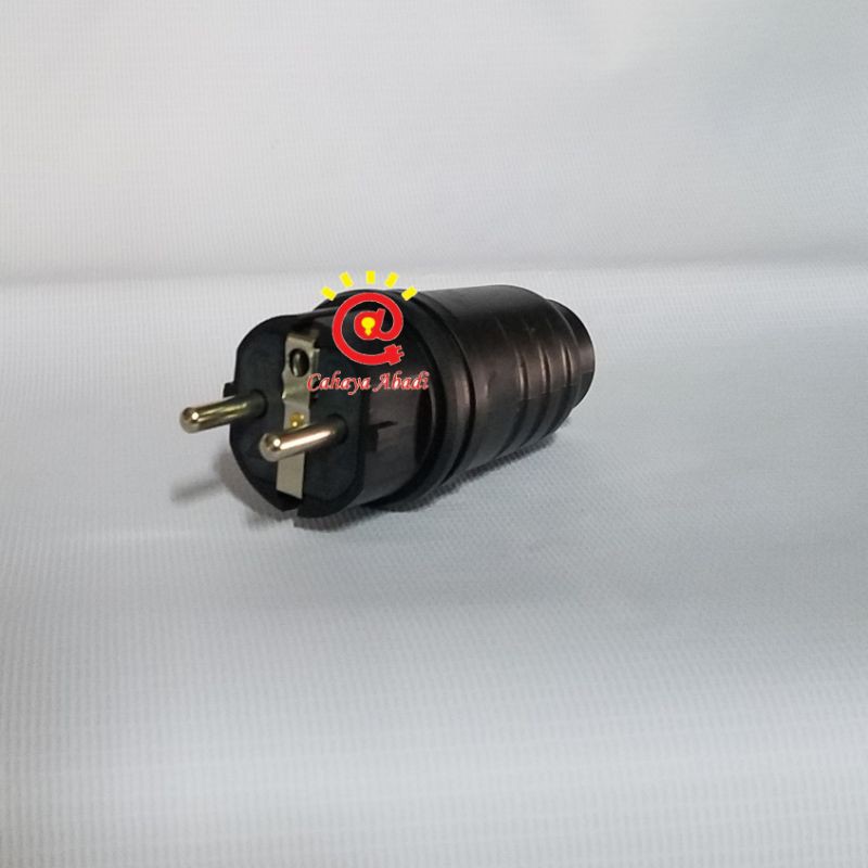 Colokan Listrik / Steker Outdoor / Steker Waterproof / Steker Karet