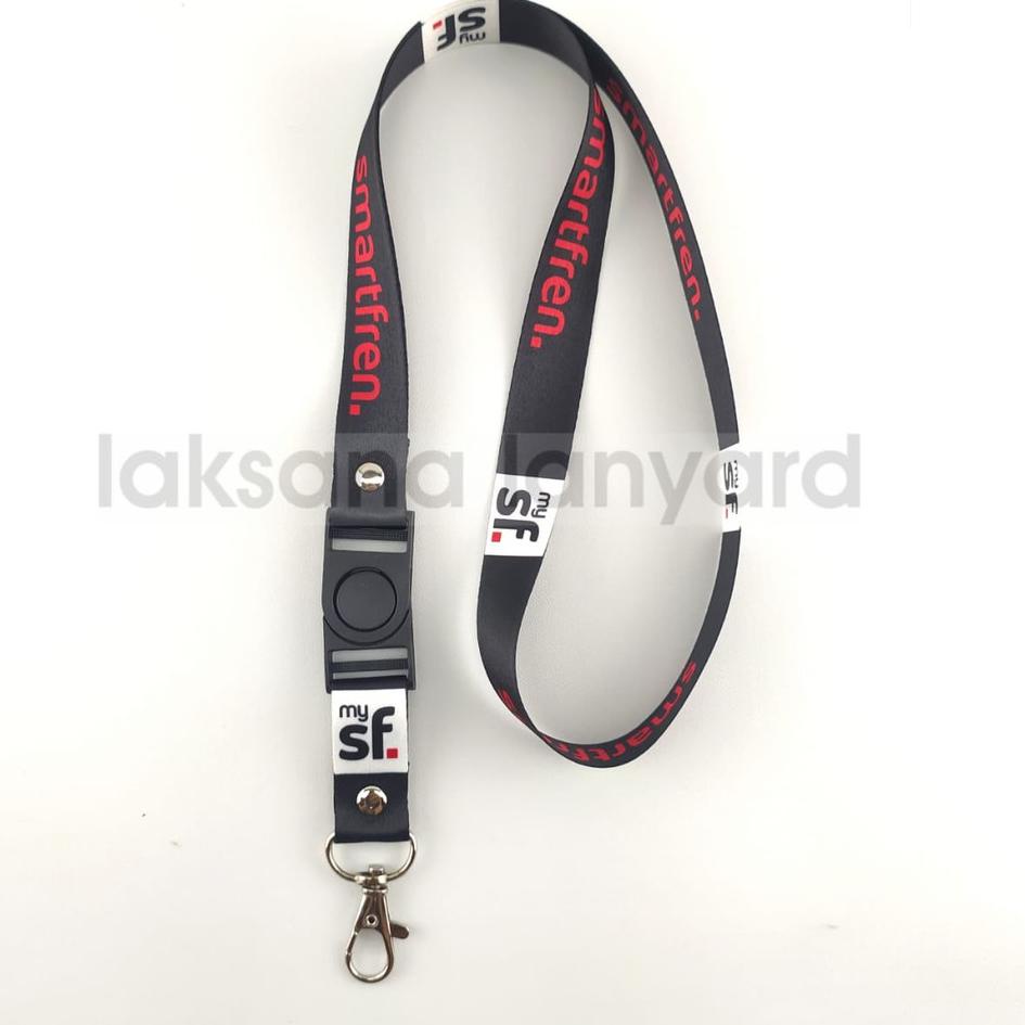 

78 LANYARD TALI ID CARD SMARTFREN PRINTING 유↕ 78*