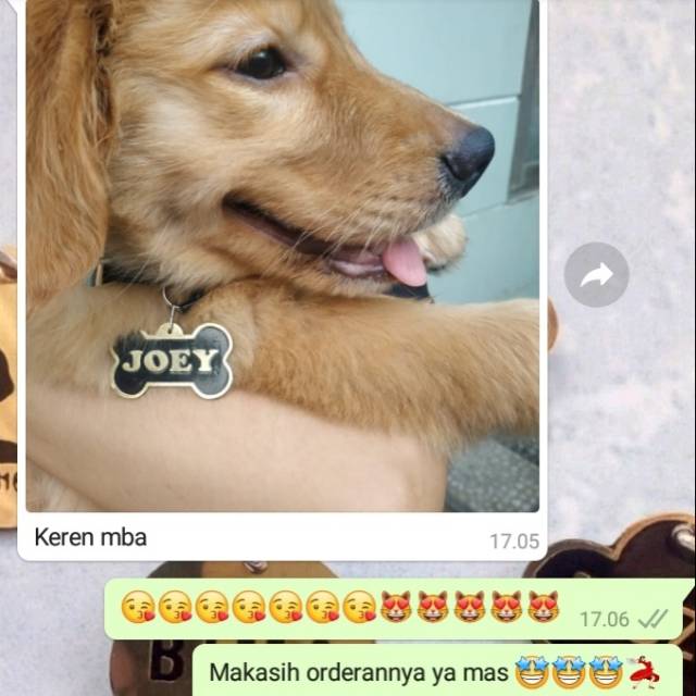 KALUNG ANJING CUSTOM NAMA (ANJING BESAR)