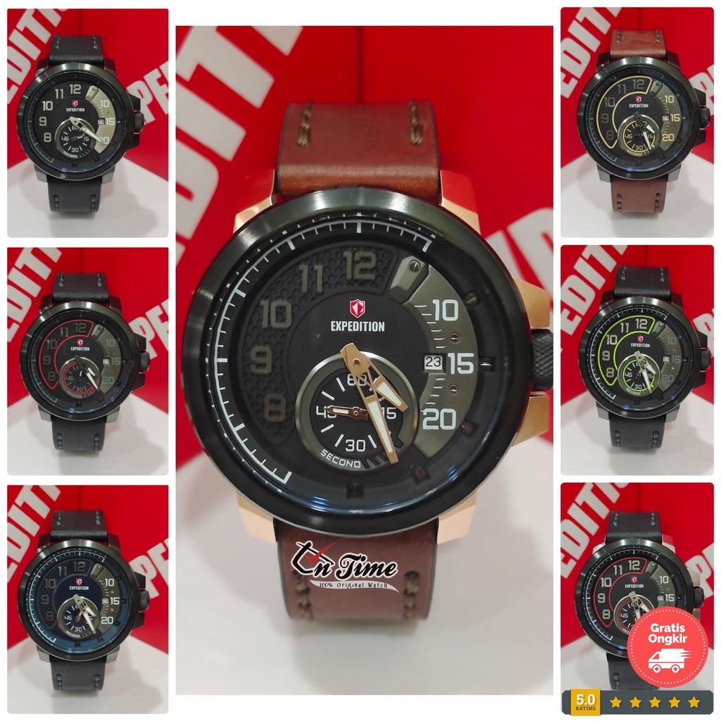 Jam Tangan Pria Expedition Exp 6825 MSL Pria Ori
