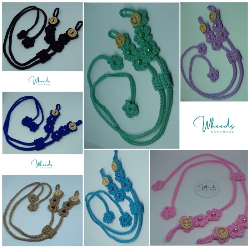 Strap Masker Rajut  2 in 1 / Pengait Masker Rajut / Konektor Masker Rajut / Tali Masker Rajut 2 in 1