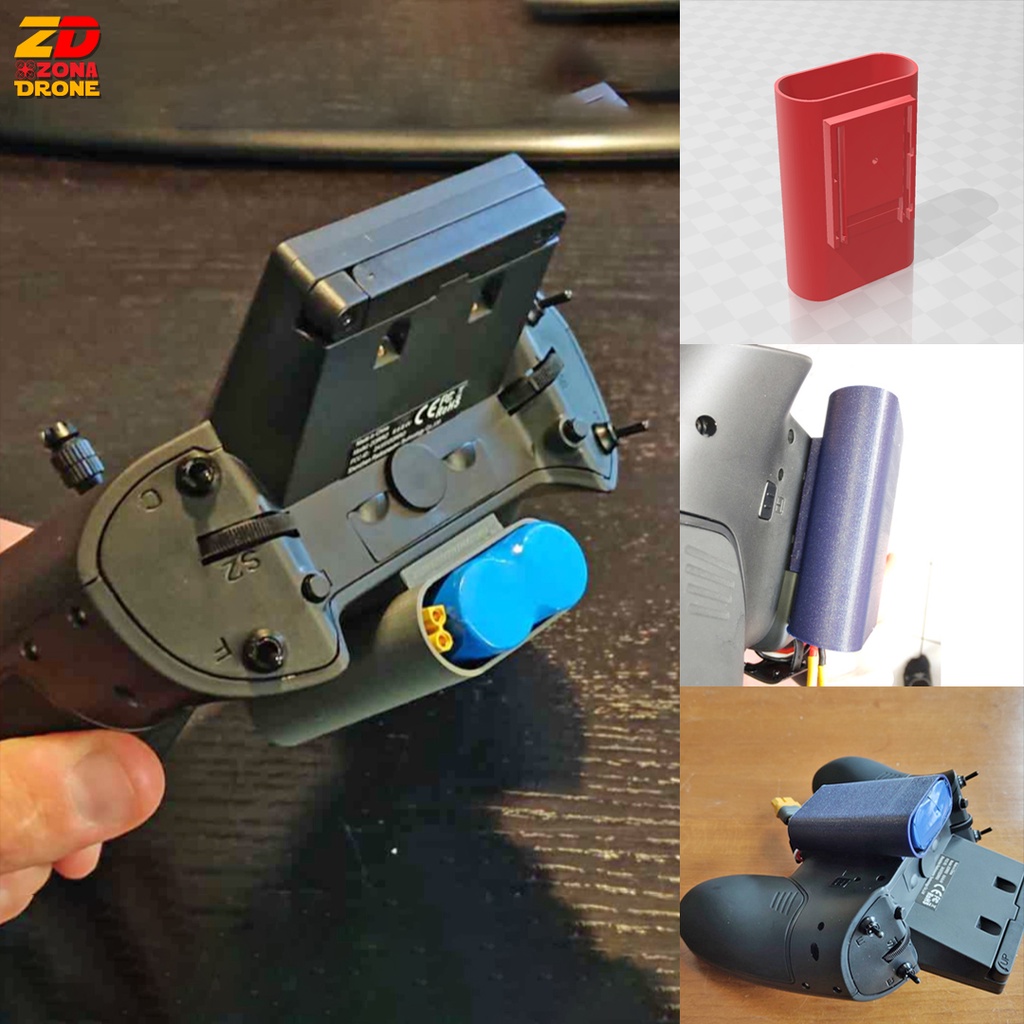 Jual Radiomaster Zorro 18650 Battery Holder Case FPV Drone 3D Print