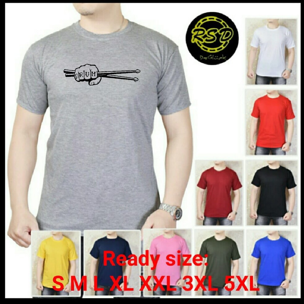 Baju Kaos Pria Jumbo - Kaos Oblong Ukuran Big Size – Baju Kaus Oblong Ukuran S-5XL