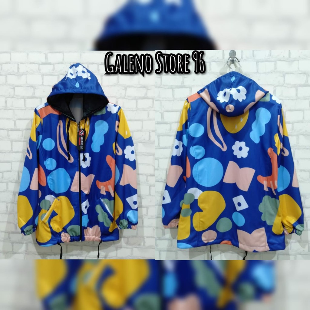 JAKET SEPEDA WANITA / JAKET PRINTING BAHAN LOTTO ELPANA