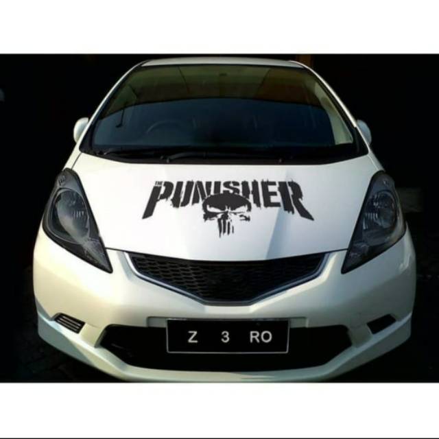 Sticker kap mobil punisher