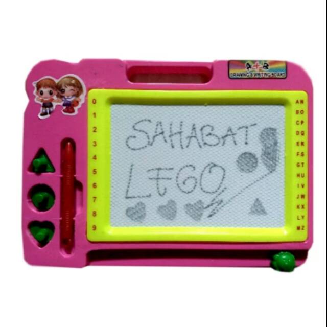 

Mainan anak drawing & writting board papan tulis magnet