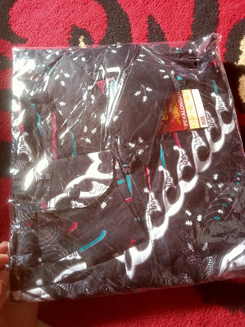 Cod Gamis Batik Wanita Atasan Wanita Baju Batik Moderen Dress Terlaris Seragam Keluarga Murah